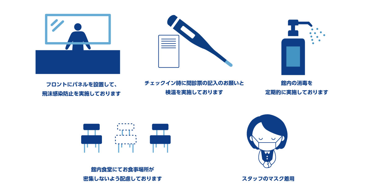 感染症拡大防止への取り組み