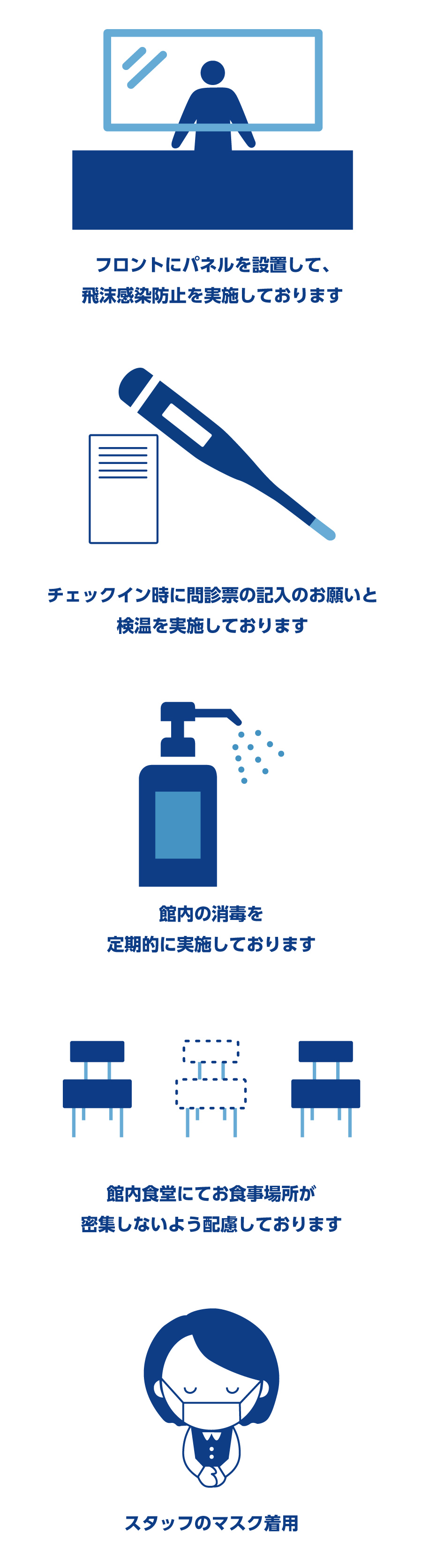 感染症拡大防止への取り組み